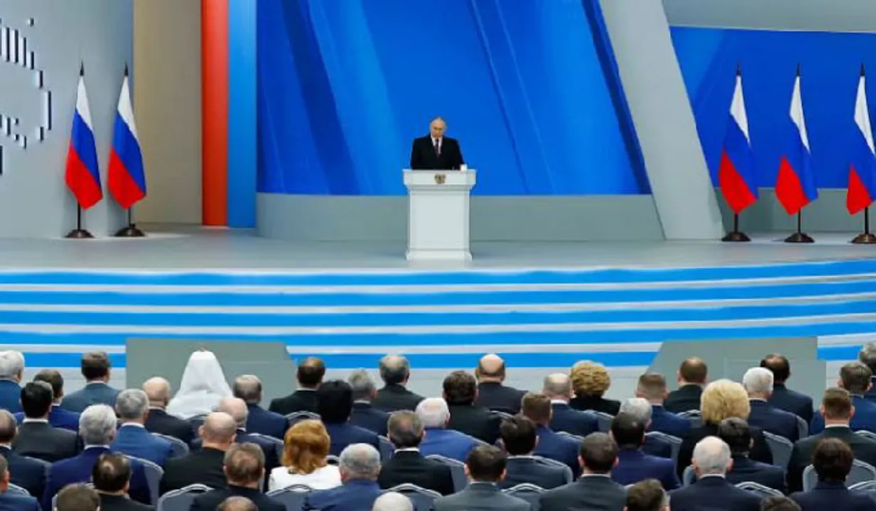 റഷ്യയെ തൊട്ടാൽ  രണ്ടാം ലോക മഹായുദ്ധത്തേക്കാൾ വലിയ പ്രത്യാഘാതങ്ങൾ നേരിടേണ്ടിവരും: വ്‌ളാഡിമിർ പുടിൻ