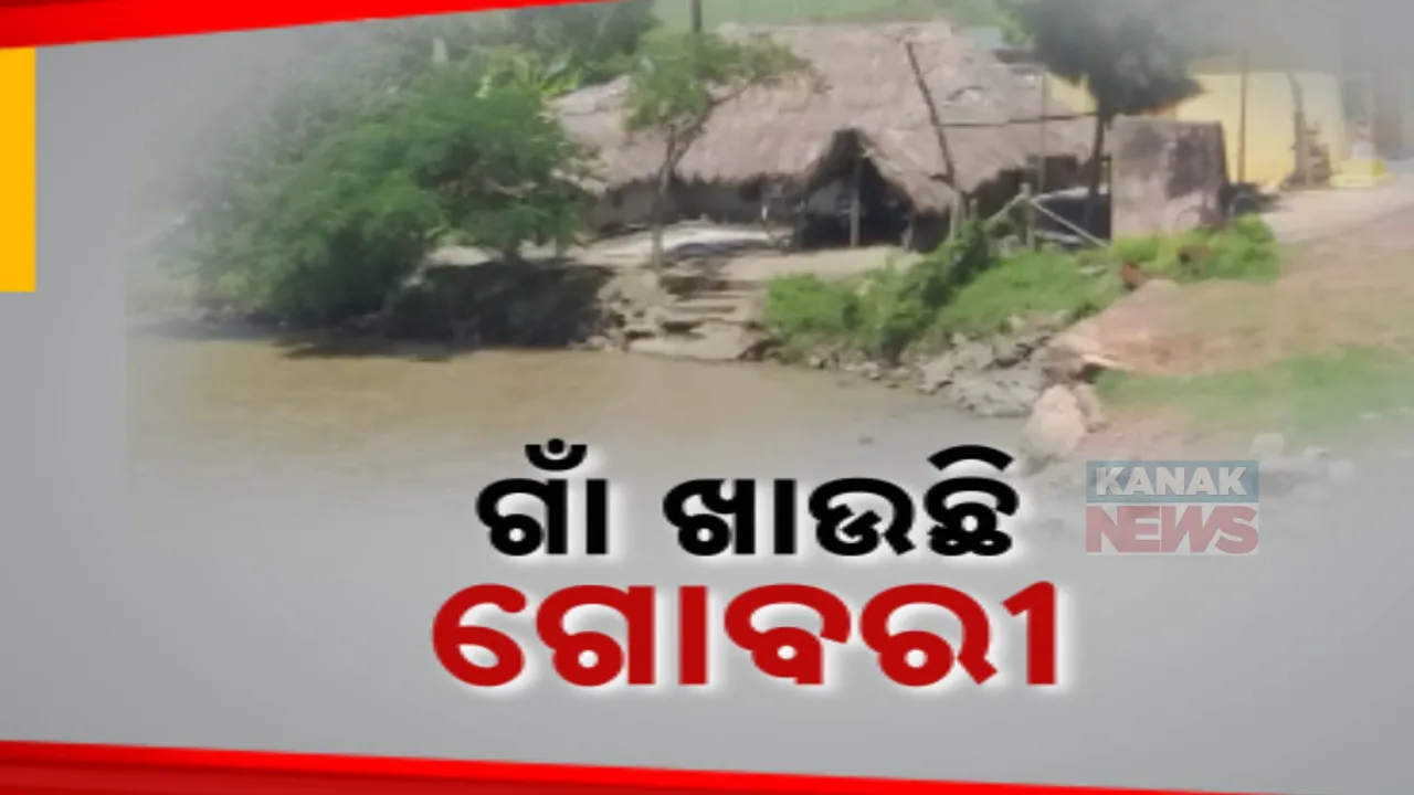 ନଦୀ କୂଳିଆଙ୍କ ଥମୁନି ଦୁଃଖ । ଚିନ୍ତା ବଢାଉଛି ଗୋବରୀ ନଦୀ । ନଦୀଗର୍ଭକୁ ଚାଲିଗଲାଣି ଏକର ଏକର ଜମି