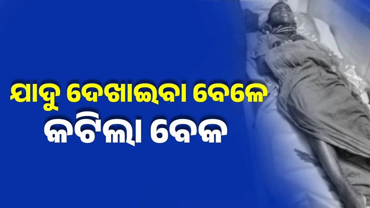  ଯାଦୁ ଦେଖାଇବା ବେଳେ ଘଟିଲା ଅଘଟଣ । କଟିଗଲା ଛାତ୍ରଙ୍କ ବେକ ।