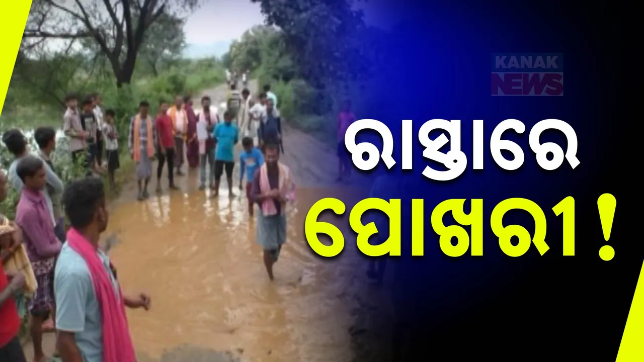  ମରାମତି ଅଭାବରୁ ମରଣଯନ୍ତା ପାଲଟିଲାଣି ରାସ୍ତା । ସୁବର୍ଣ୍ଣପୁର ତରଭା ରାସ୍ତାରେ ସୃଷ୍ଟି ହେଲାଣି ପୋଖରୀ
