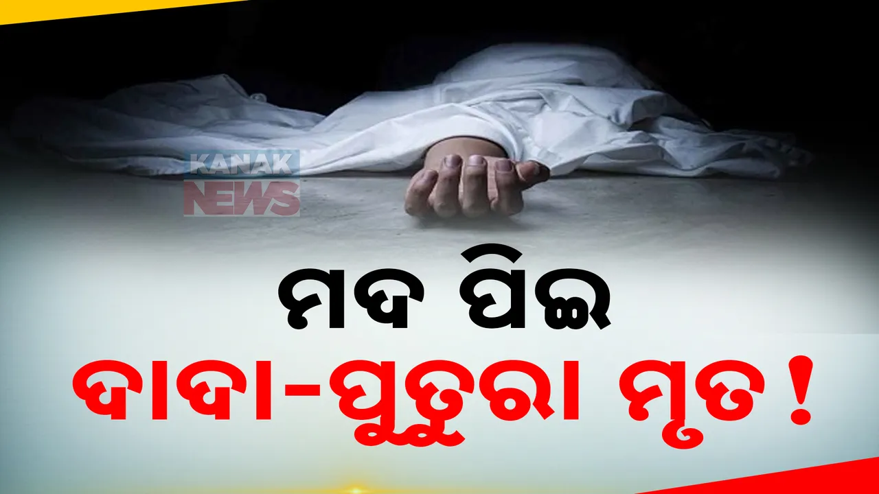  ମଦ ପିଇ ଗଲା ଦାଦା , ପୁତୁରାଙ୍କ ଜୀବନ ; ତଦନ୍ତ କରୁଛି ପୋଲିସ