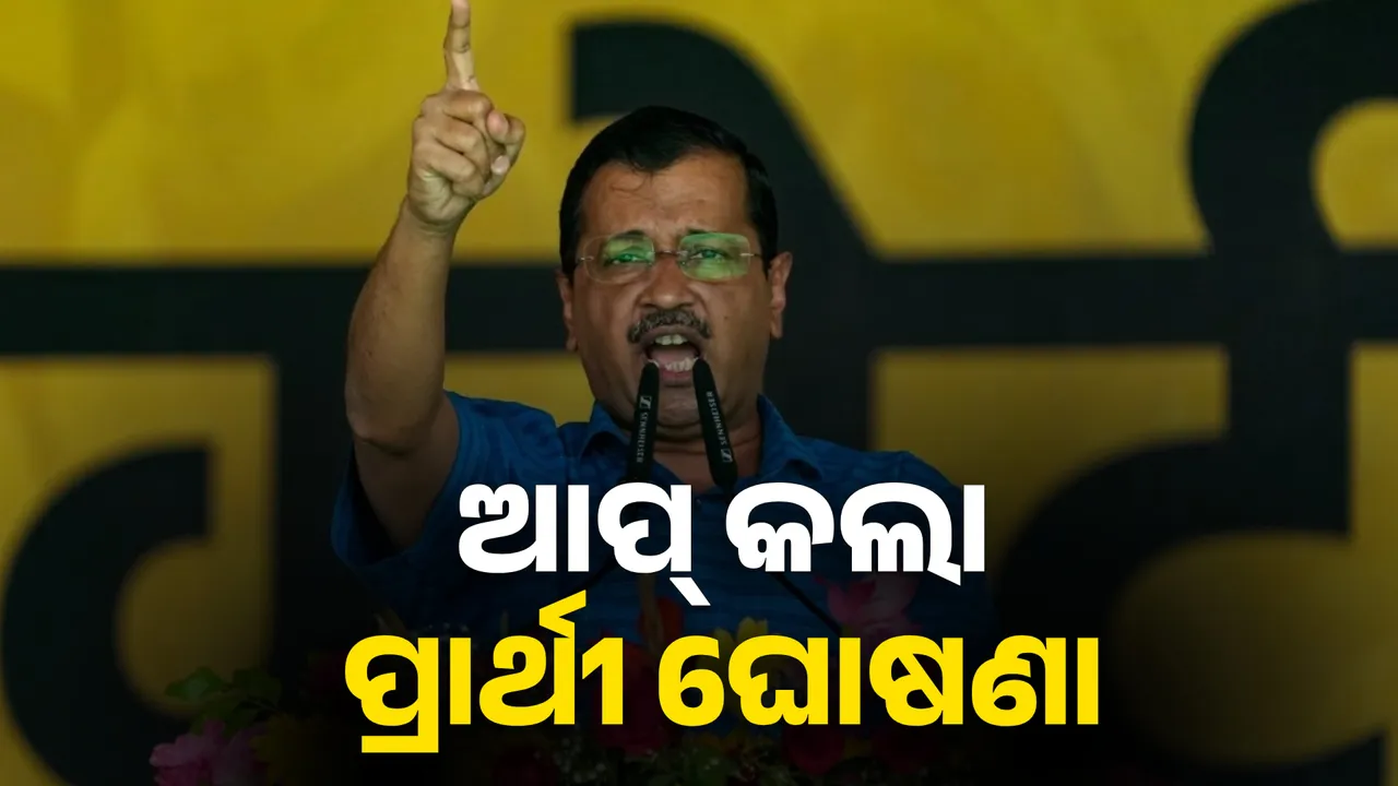  ବିଧାନସଭା ନିର୍ବାଚନ ପାଇଁ ଆପର ପ୍ରାର୍ଥୀ ଘୋଷଣା । ୧୧ ଜଣିଆ ପ୍ରାର୍ଥୀ ତାଲିକା ଘୋଷଣା କଲା ଆମ୍ ଆଦମୀ ପାର୍ଟି ।
