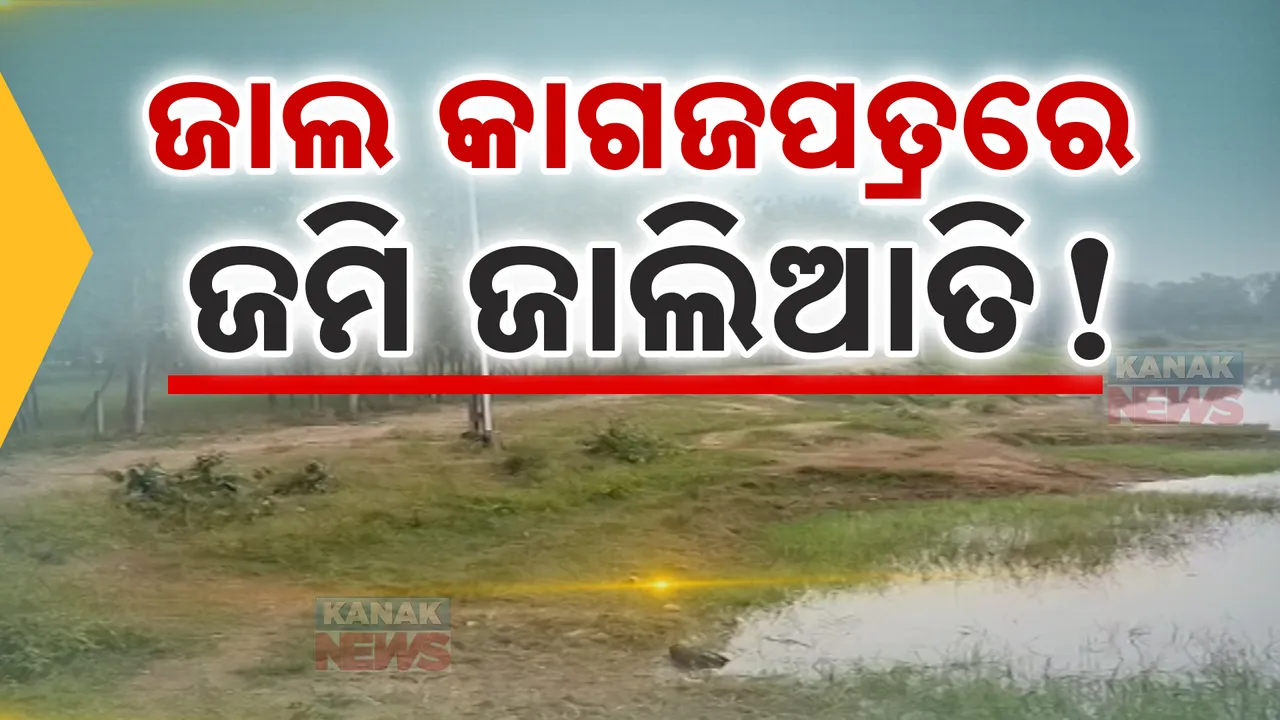  ଜାଲ କାଗଜପତ୍ରରେ ଜମି ଜାଲିଆତି ! ୭ ଏକର ଚାଷ ଜମି ନେଇଗଲେ ମାଫିଆ