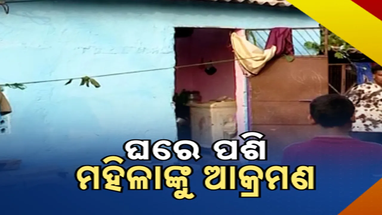  ଘରେ ପଶି ମହିଳାଙ୍କୁ ଆକ୍ରମଣ Photograph: (kanaknews) 