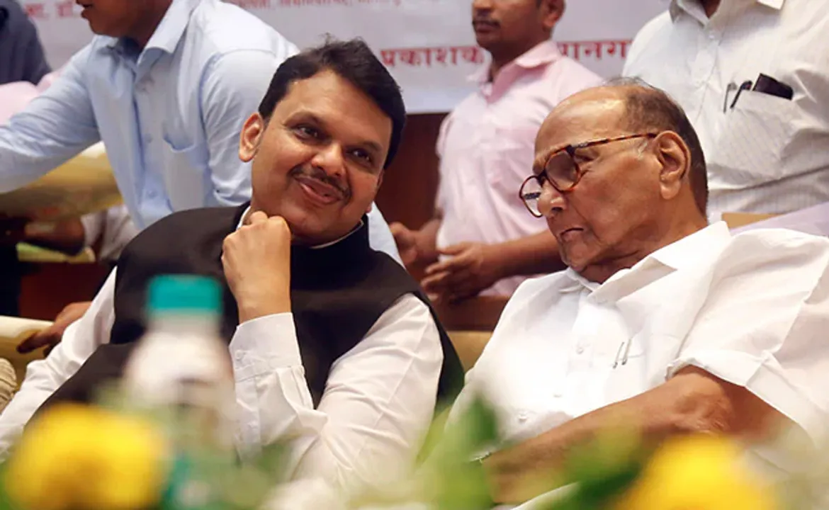  ଶରଦ ପାଓ୍ୱାରଙ୍କୁ ତଞ୍ଜ କସିଲେ ଫଡନାଭିସ୍  Photograph: (KanakNews ) 