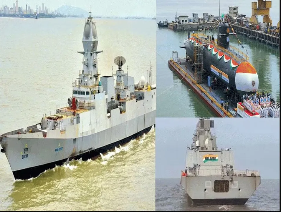  ଜଳଭାଗରେ ବିଶ୍ବ ପୁଣି ଦେଖିବ ଭାରତର ଶକ୍ତି ; ୩ ବିଧ୍ବଂସକ ଯୁଦ୍ଧ ଜାହାଜ ଲୋକାର୍ପଣ କରିବେ ମୋଦୀ