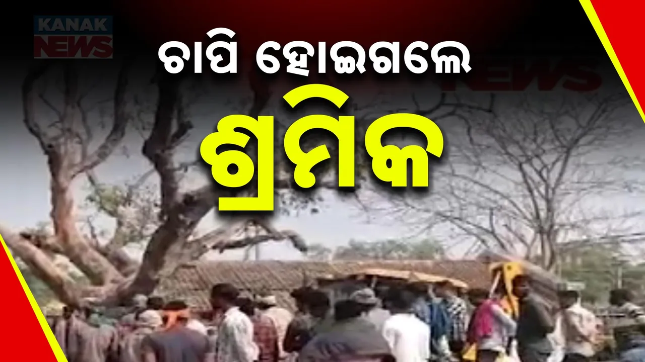  ଜେସିବି ତଳେ ଚାପି ହୋଇ ଗଲା ଶ୍ରମିକଙ୍କ ଜୀବନ ; କଣ୍ଟାବାଞ୍ଜି ରେଳ ଷ୍ଟେସନରେ ଅଘଟଣ।