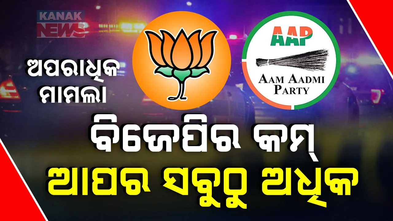  ଅପରାଧିକ ମାମଲା; ବିଜେପିର କମ୍, ଆପର ସବୁଠୁ ଅଧିକ ପ୍ରାର୍ଥୀ  Photograph: (KanakNews ) 