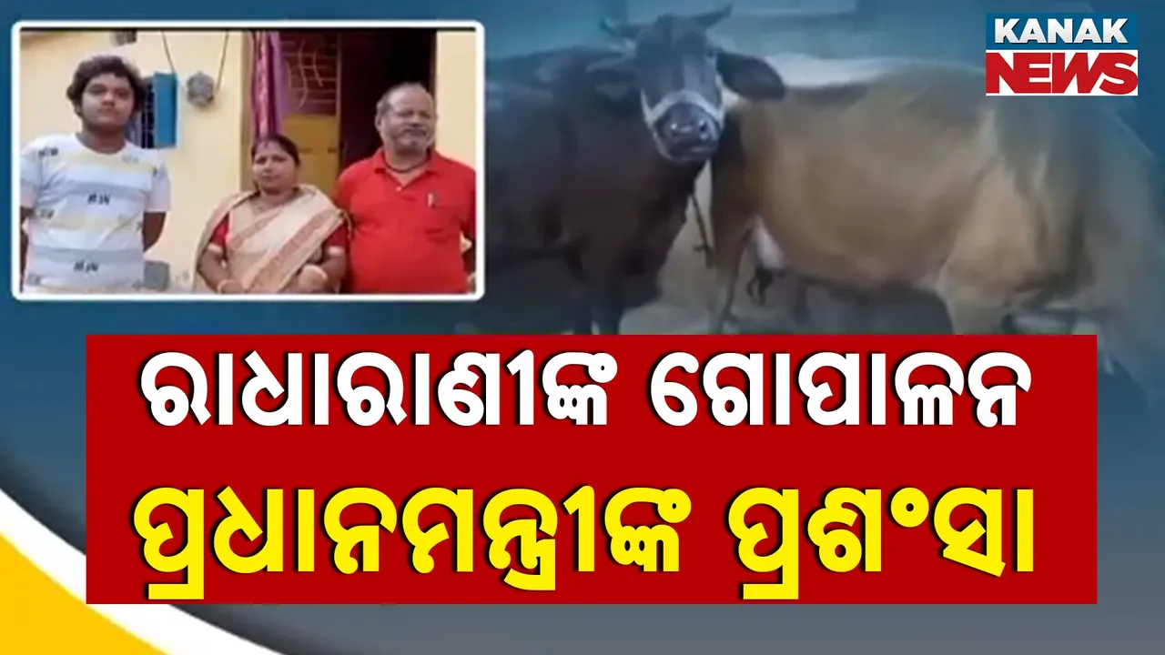  ସ୍ୱାବଲମ୍ବୀ ହେବାର ବାଟ ଦେଖାଇଲା ମୁଦ୍ରା ଯୋଜନା । ଗୋପାଳନ କରି ସ୍ୱାବଲମ୍ବୀ ରାଧାରାଣୀ, ପ୍ରଧାନମନ୍ତ୍ରୀ କଲେ ପ୍ରଶଂସା