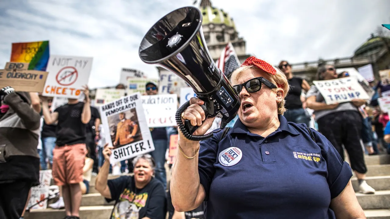  PROTEST AGAINST TRUMP Photograph: (KanakNews ) 