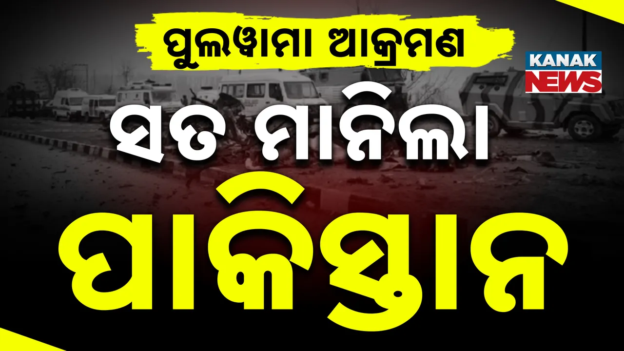  ସତ ମାନିଲା ପାକିସ୍ତାନ, ପୁଲୱାମା ଆକ୍ରମଣ ଘଟାଇଥିଲା ପାକ୍‌ ସେନା