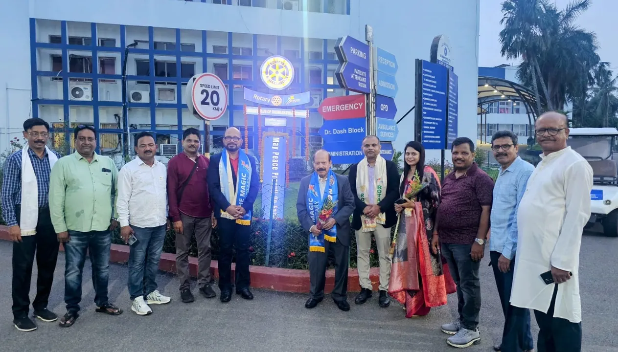  ବିଶ୍ୱ ଶାନ୍ତି ଓ ସମନ୍ୱୟ ପାଇଁ ଏକ ଉଦ୍ୟମ, କଳିଙ୍ଗ ହସ୍ପିଟାଲରେ ରୋଟାରି ଶାନ୍ତି ସ୍ତୁପ ସ୍ଥାପନ