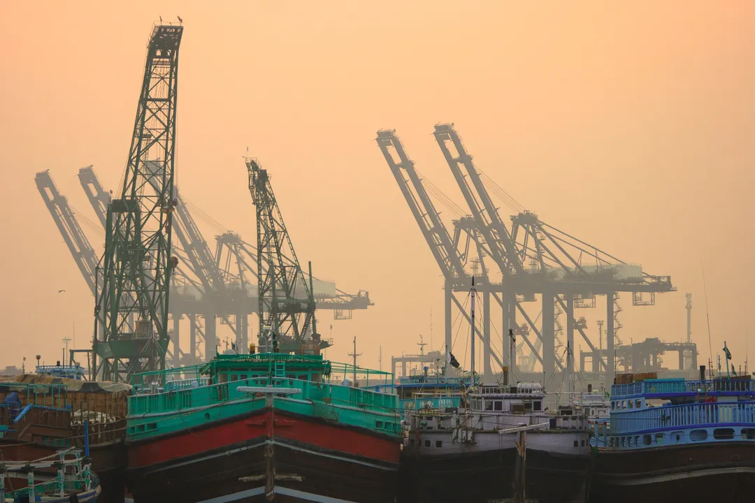  Indian Ports Bill Photograph: (KANAK NEWS) 