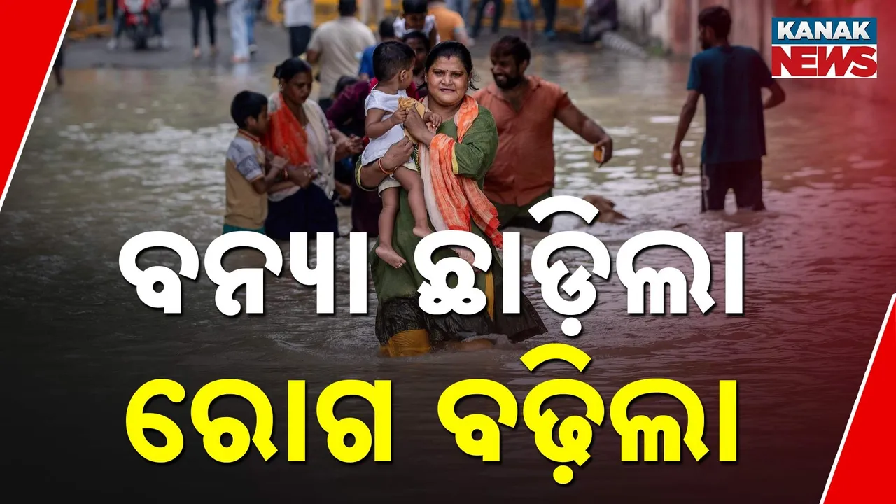  ବନ୍ୟା ଛାଡ଼ିଲା, ରୋଗ ବଢ଼ିଲା Photograph: (KanakNews) 
