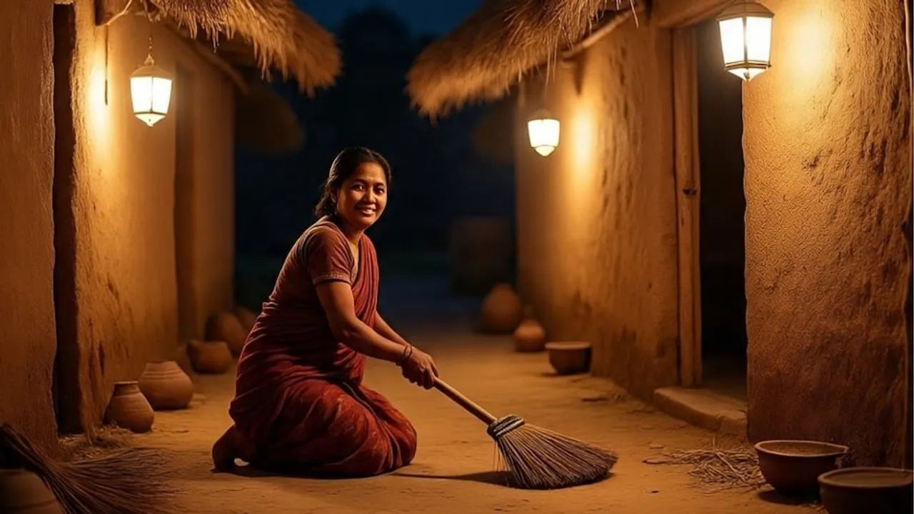  ରାତିରେ ଝାଡୁ କରିବା ଠିକ୍ ନା ଭୁଲ? Photograph: (Google) 