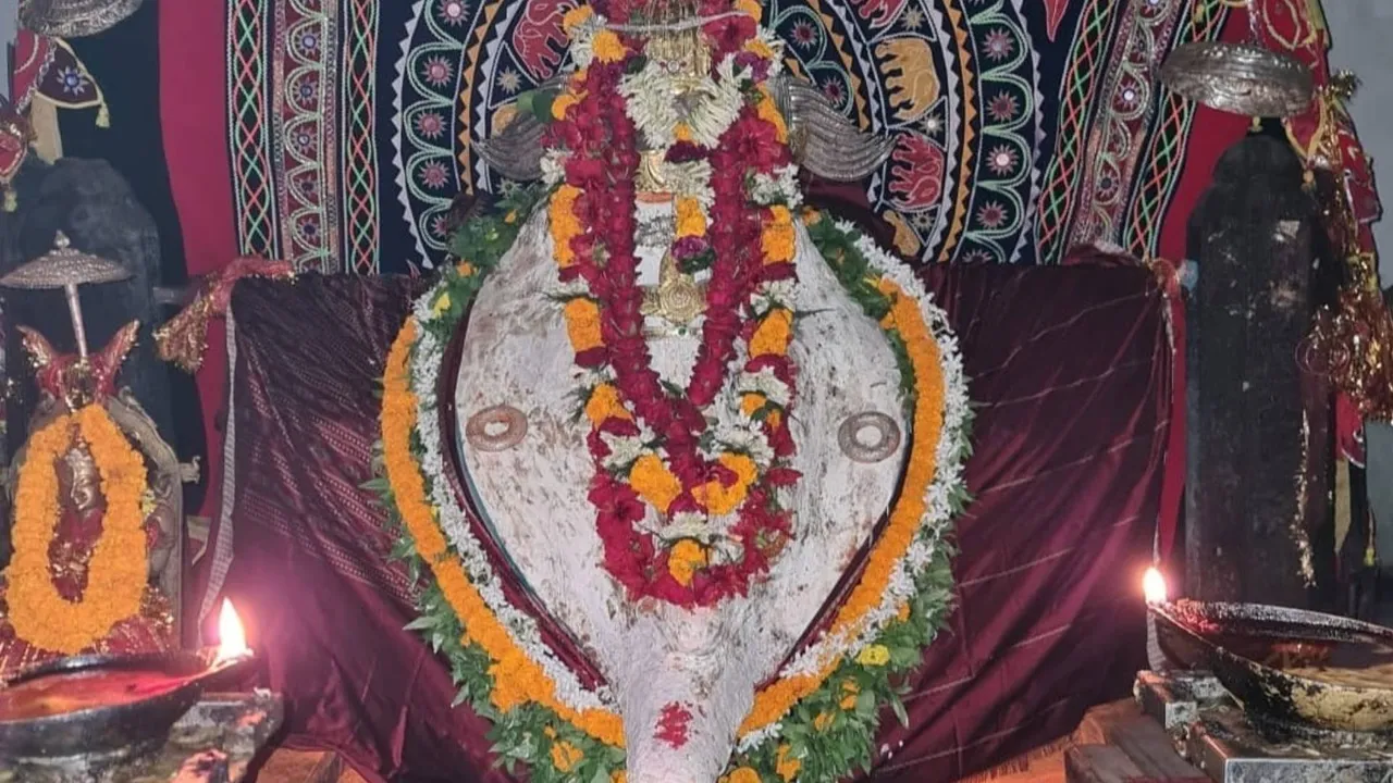  ମାଆ ସମଲେଶ୍ୱରୀଙ୍କ ଧବଳମୁଖୀ ବେଶ : ଦର୍ଶନ କଲେ ଲାଭ ହୁଏ ପୁଣ୍ୟଫଳ