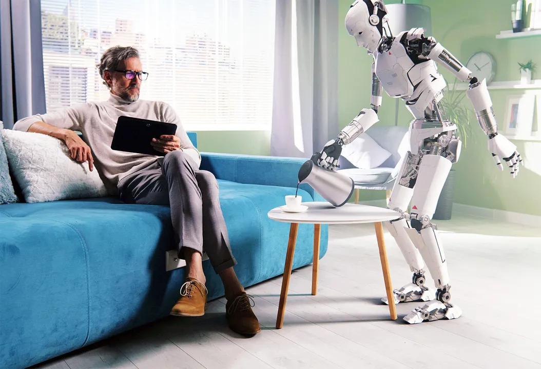  Household robots Photograph: (Household robots) 