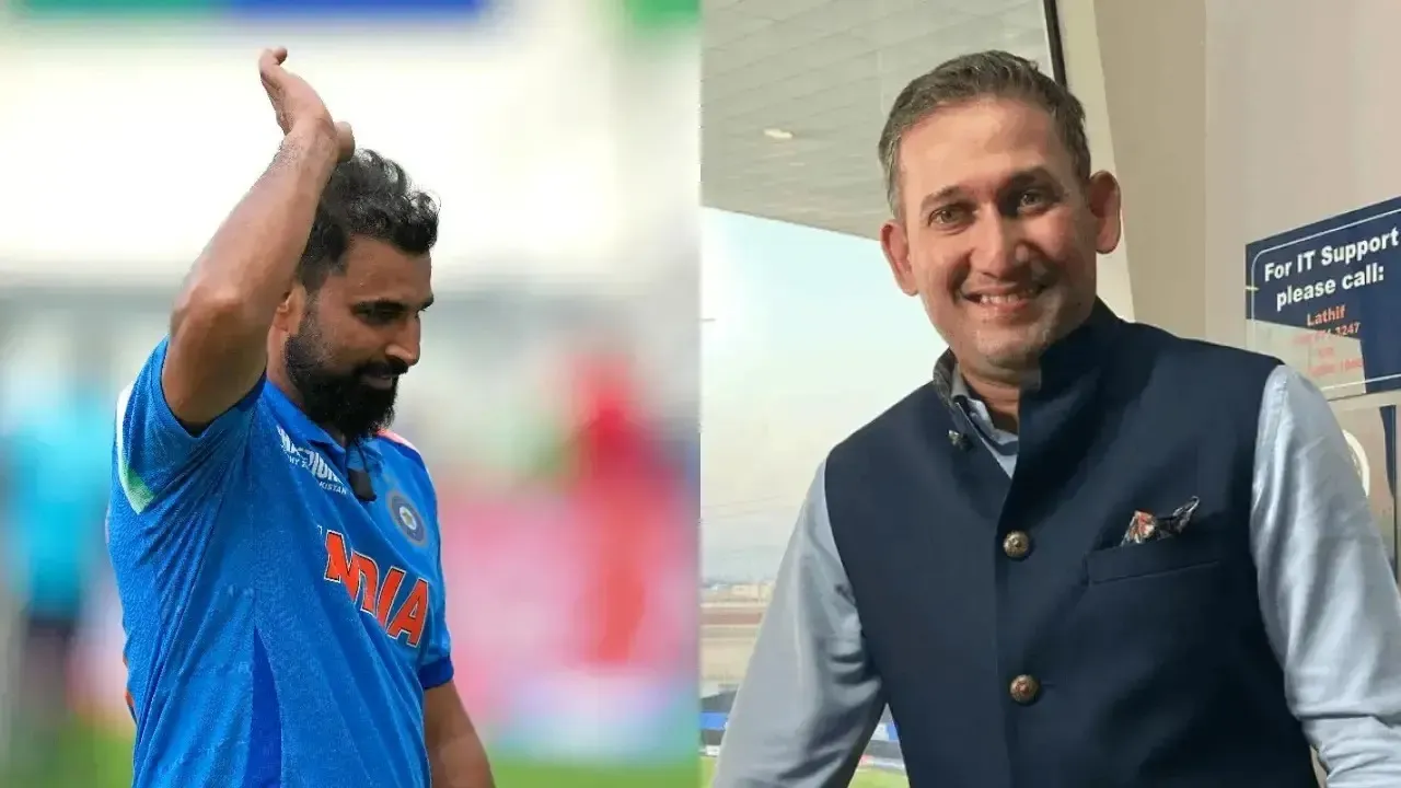  Agarkar Reaction On Shami Photograph: (sportscafe.in) 