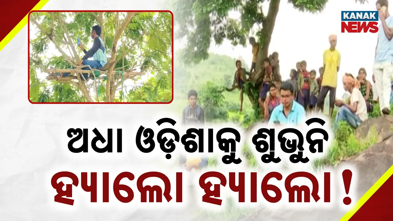  Network issues in 49 percent of Odisha's areas Photograph: (kanaknews) 