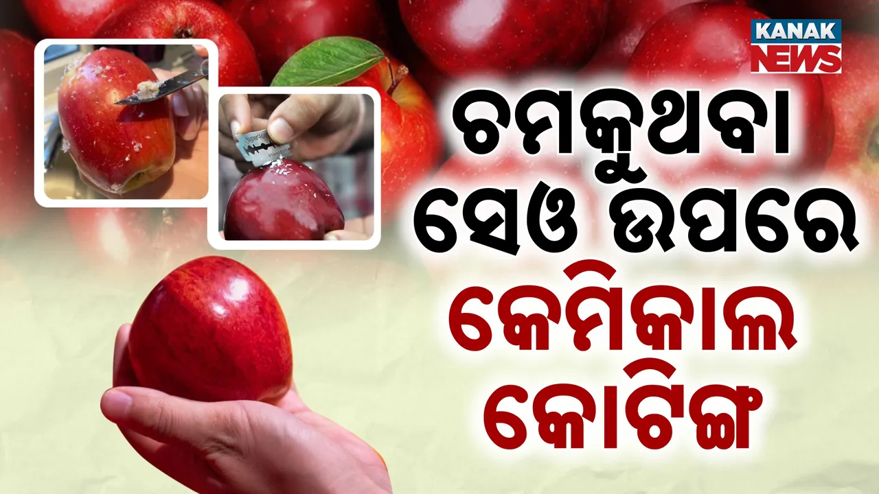  Apple Coating Photograph: (kanak news) 