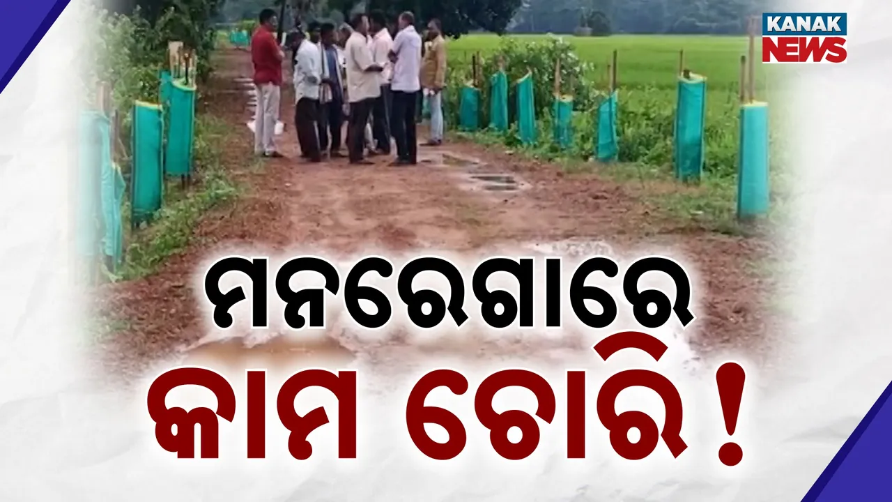  Issues With MGNREGS Photograph: (Kanak News) 