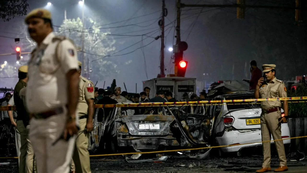  DELHI BLAST Photograph: (KANAK NEWS) 
