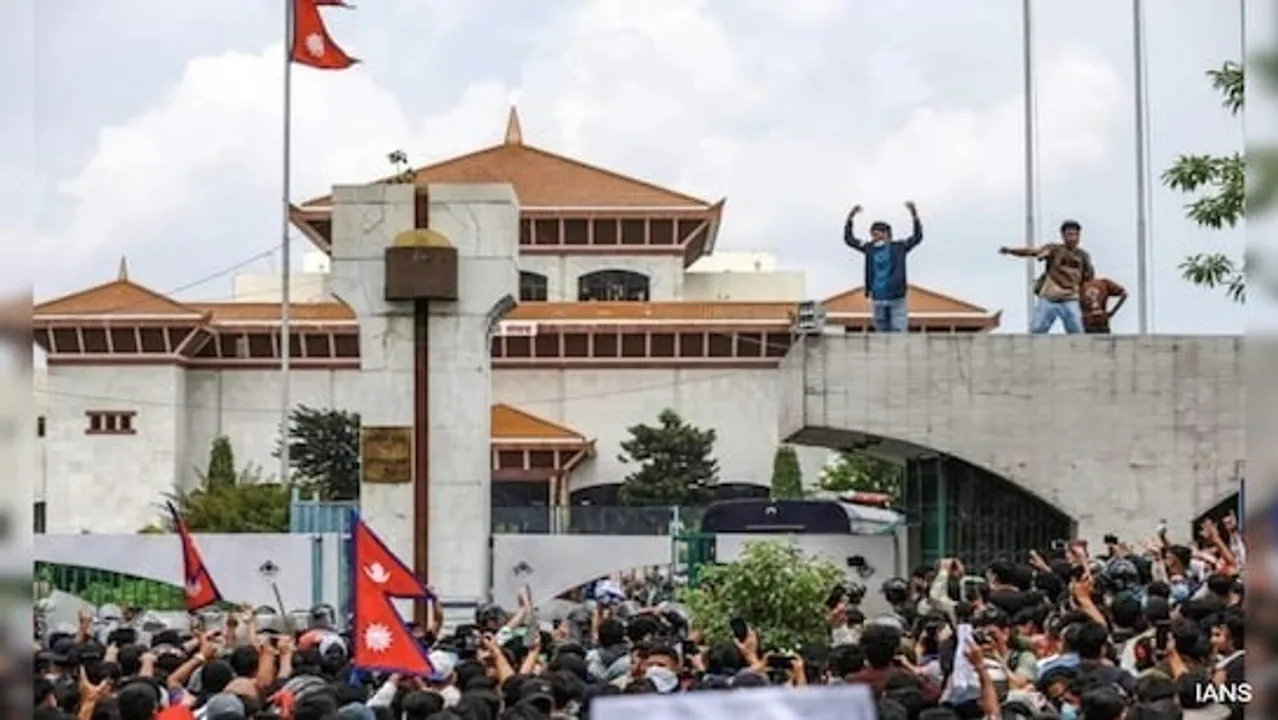  Nepal  protest Photograph: (KanakNews) 