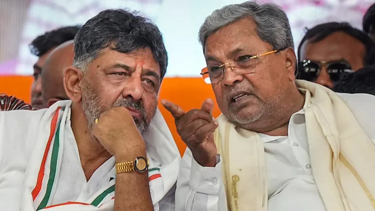  siddaramaiah and dk shivakumar Photograph: (KANAK NEWS) 