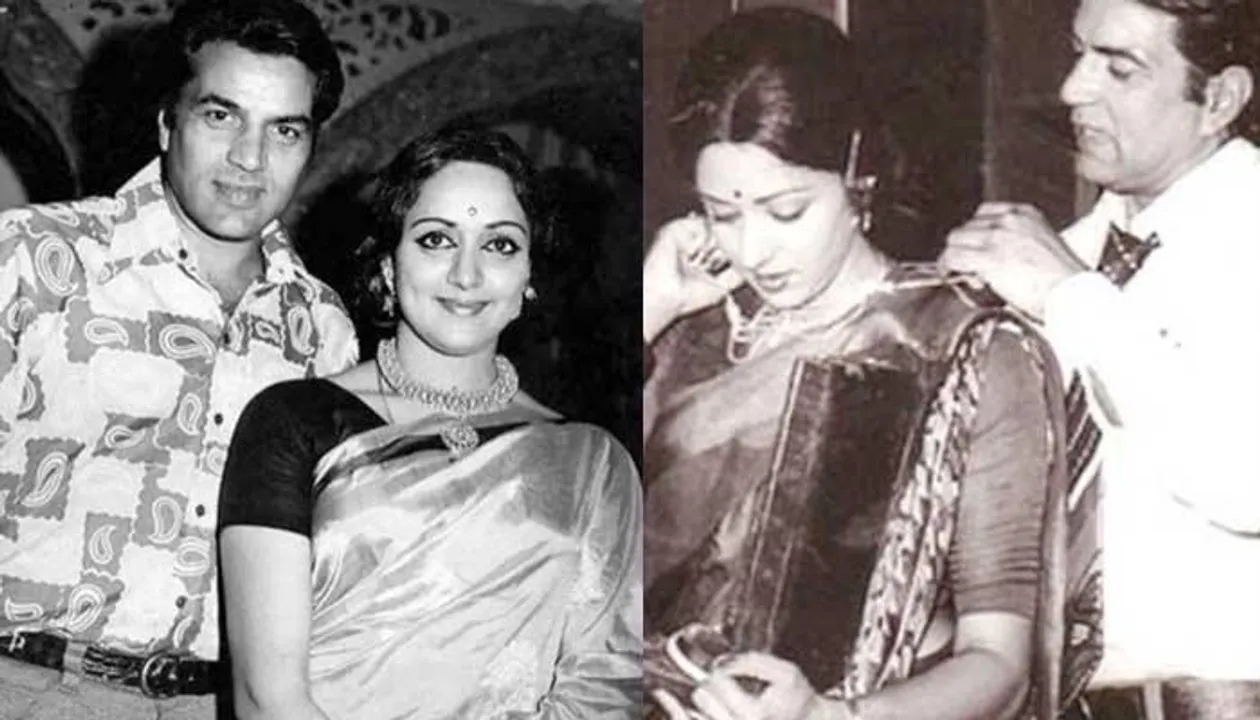  DHARMENDRA AND HEMA Photograph: (KANAK NEWS) 