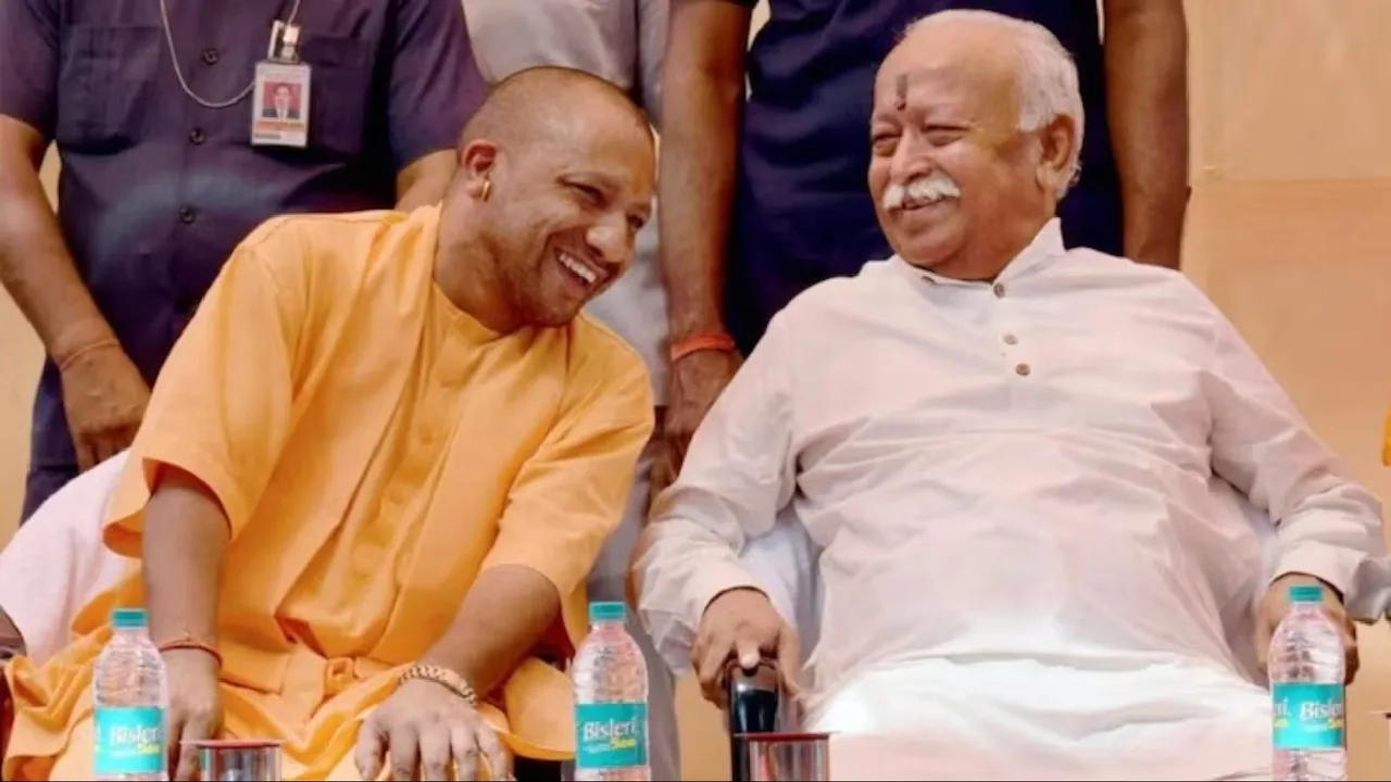  YOGI AND RSS Photograph: (KANAK NEWS) 