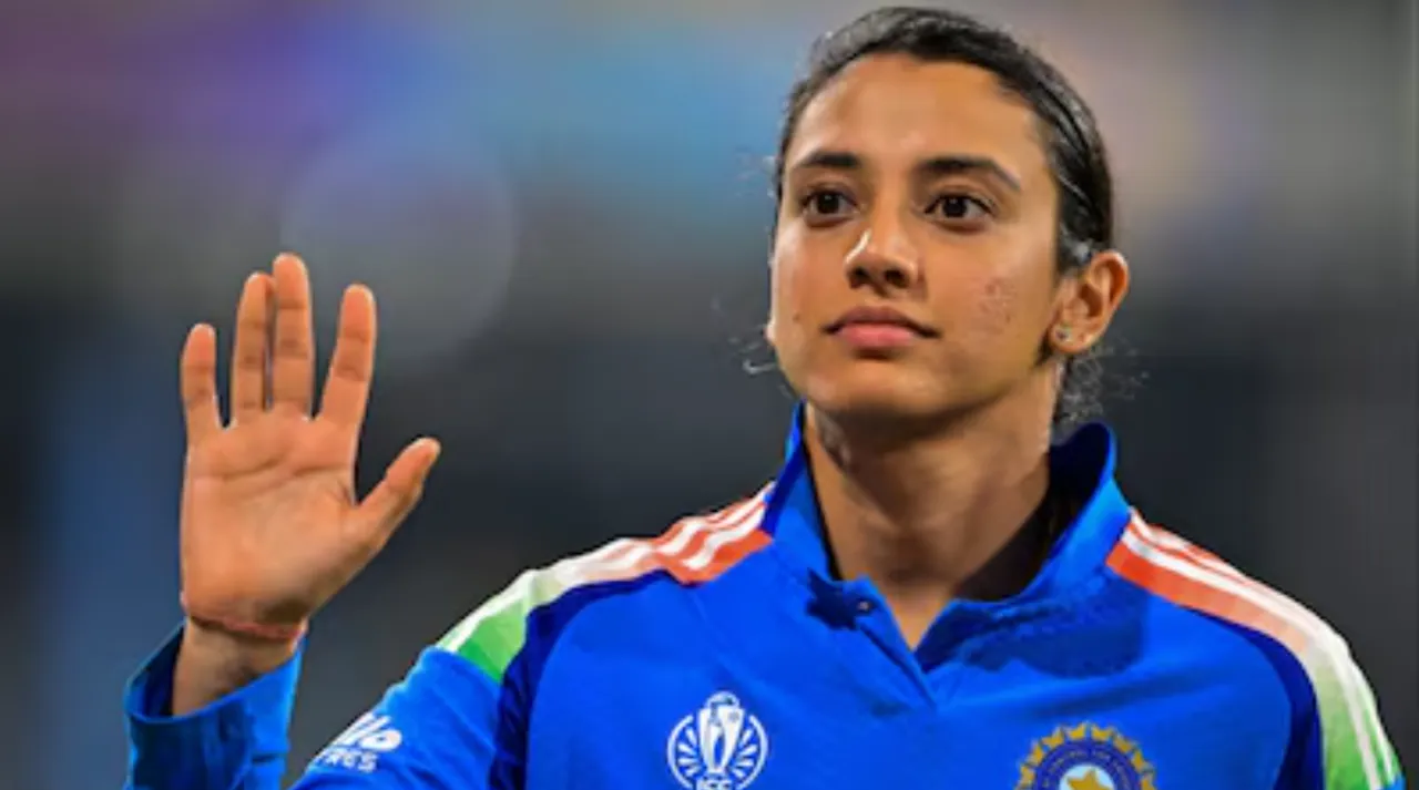  Smriti Mandhana Photograph: (Kanak News) 