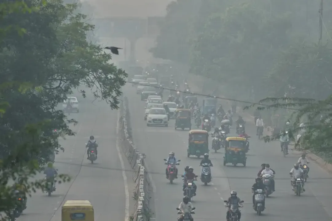  delhi pollution Photograph: (kanak news) 
