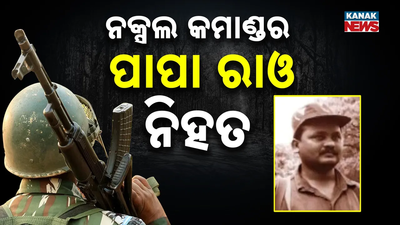  naxal-commander-papa-rao-killed Photograph: (kanak news) 