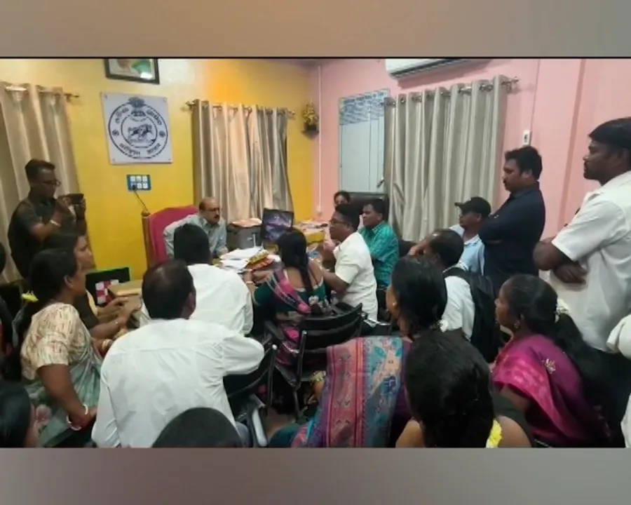  RAYAGADA BDO PROTEST Photograph: (KANAK NEWS) 