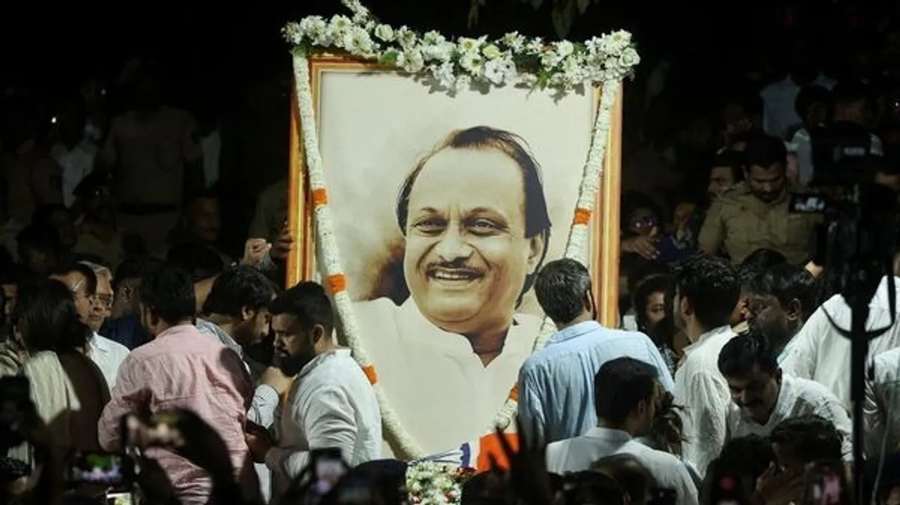  sudden demise of Ajit Pawar Photograph: (KanakNews) 