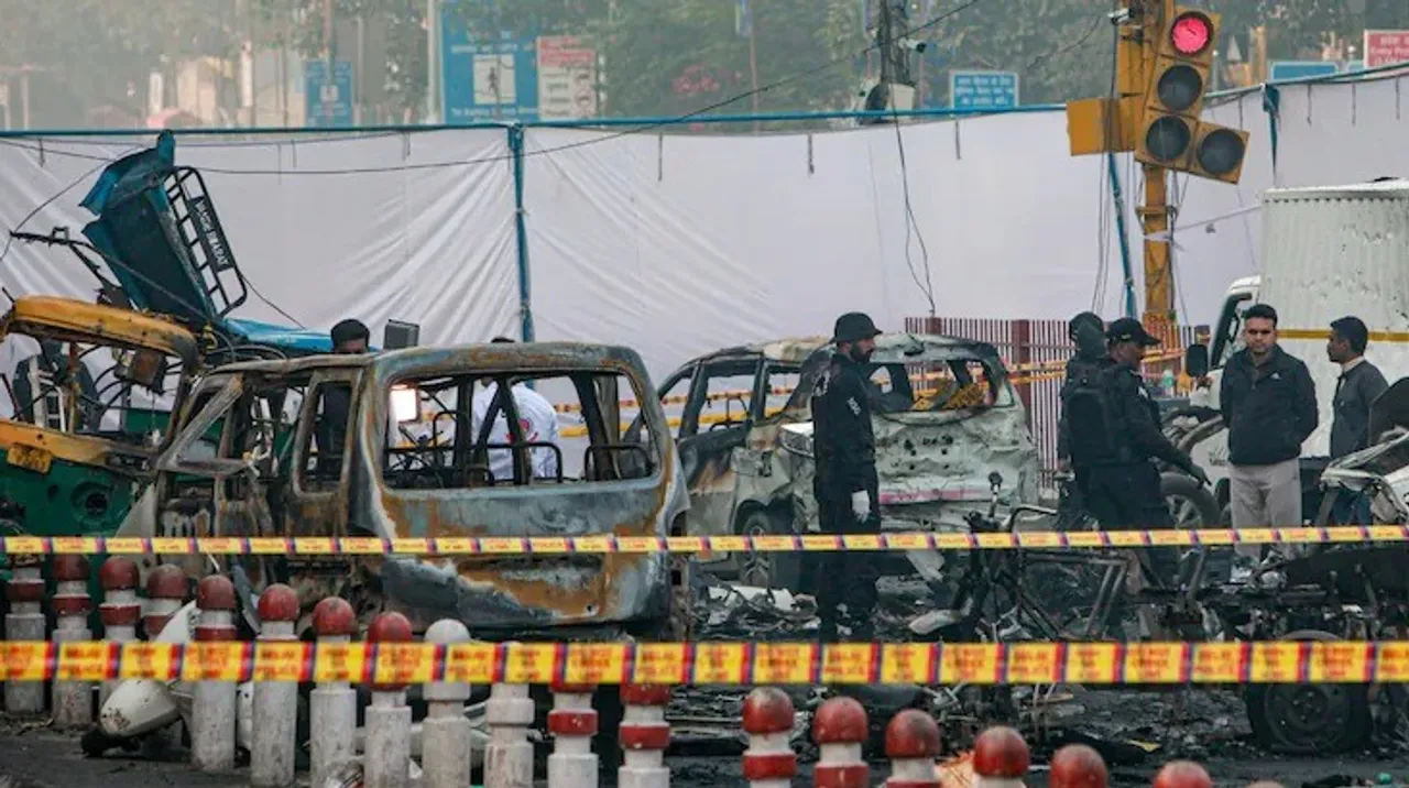  Delhi blast Photograph: (Kanak news) 