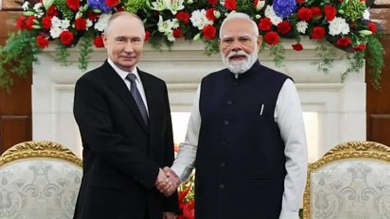  Putin-Modi Photograph: (Google) 