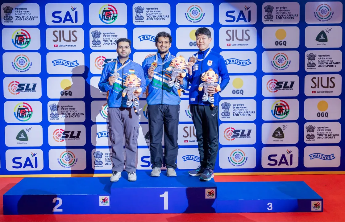  ଏସୀୟ ରାଇଫଲ ଓ ପିସ୍ତଲ ପ୍ରତିଯୋଗିତା: ରୁଦ୍ରାଂକ୍ଷଙ୍କୁ ସ୍ବର୍ଣ୍ଣ, ଅର୍ଜୁନଙ୍କୁ ରୌପ୍ୟ