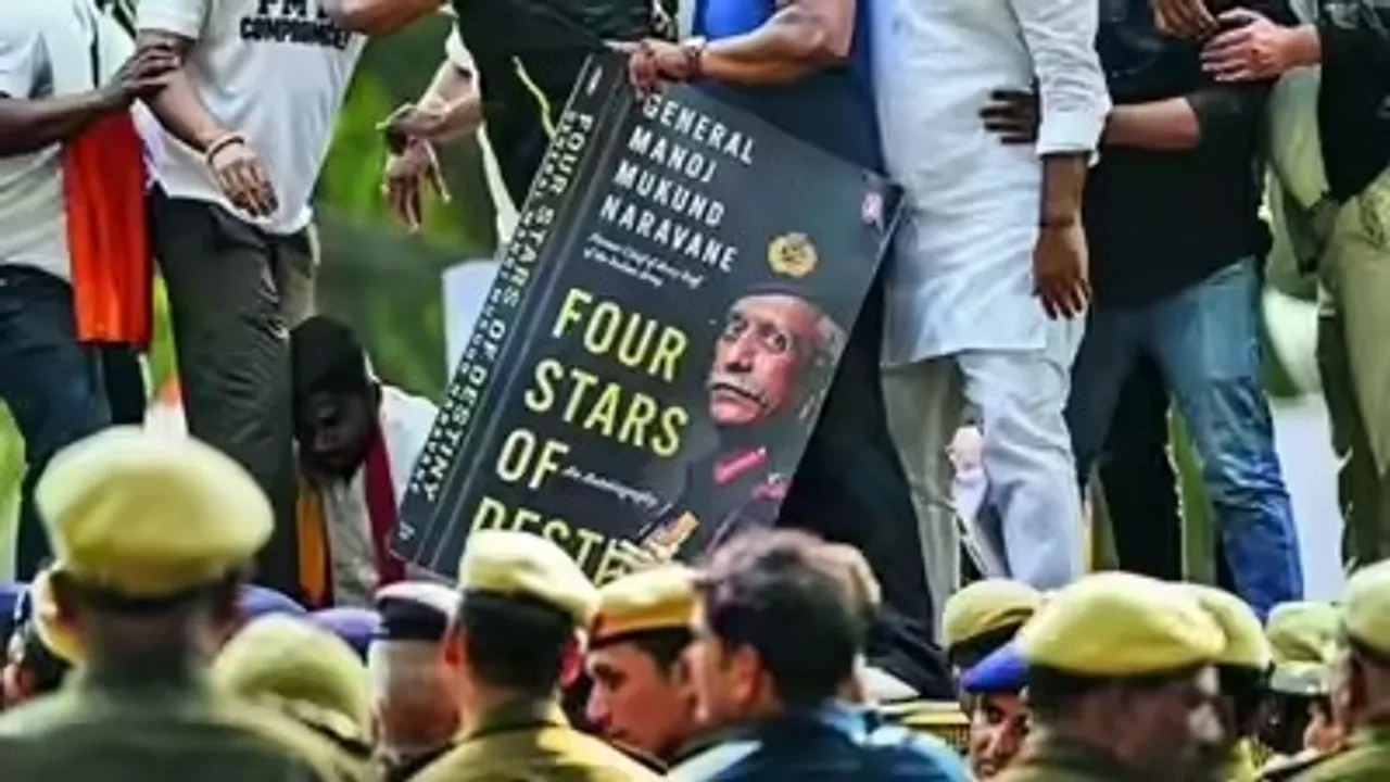  General Naravane autobiography controversy Photograph: (kanak news) 