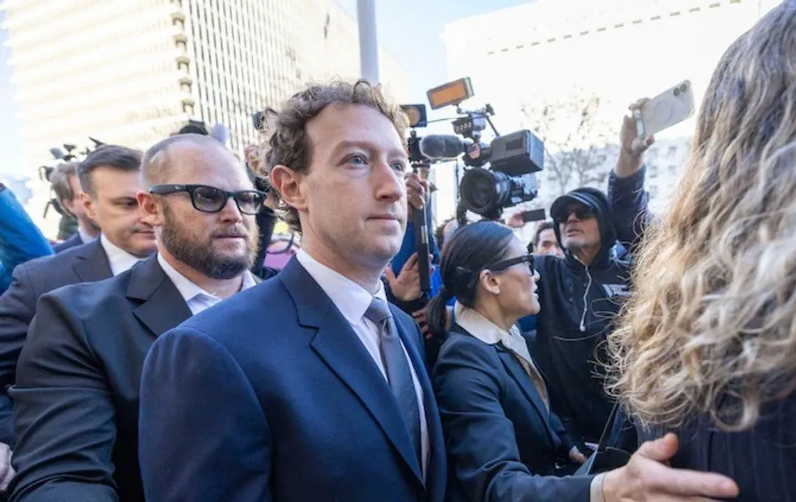  Mark Zuckerberg Photograph: (kanak news) 