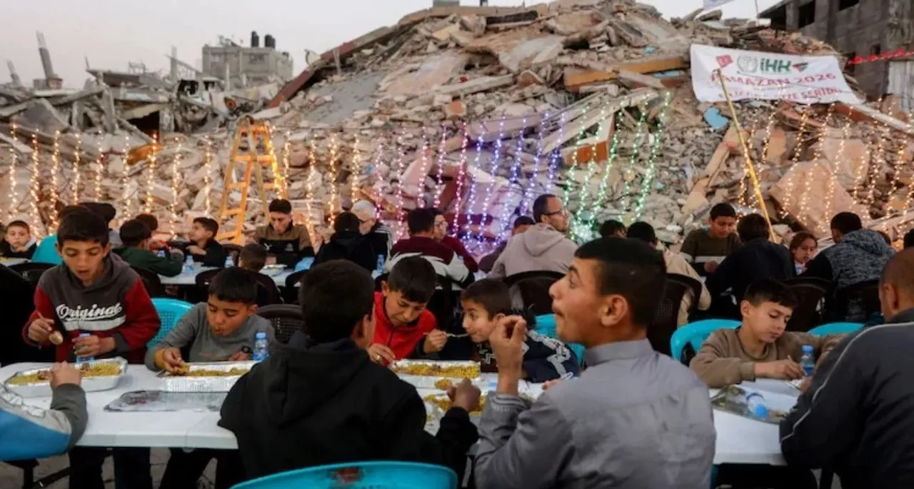  Ramadan in Gaza Photograph: (kanak news) 