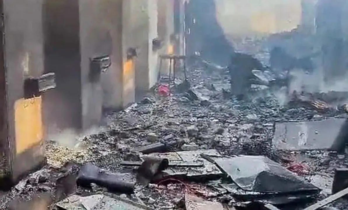  blast Photograph: (Kanak news) 