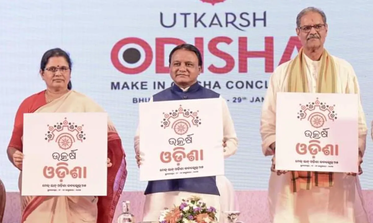  ମେକ୍ ଇନ୍ ଓଡିଶା କନକ୍ଲେଭ ୨୦୨୫ର ଲୋଗୋ ଉନ୍ମୋଚିତ । ଲୋଗୋ ଉନ୍ମୋଚନ କଲେ ମୁଖ୍ୟମନ୍ତ୍ରୀ ମୋହନ ମାଝୀ।