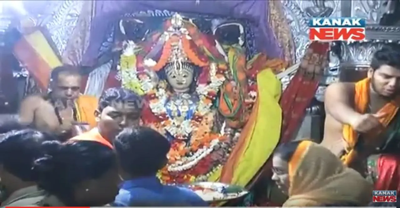  ଚଳଚଂଚଳ କାକଟପୁର ମା ମଙ୍ଗଳାପୀଠ : ଧୁମଧାମରେ ଚାଲିଛି ଝାମୁ ଯାତ୍ରା