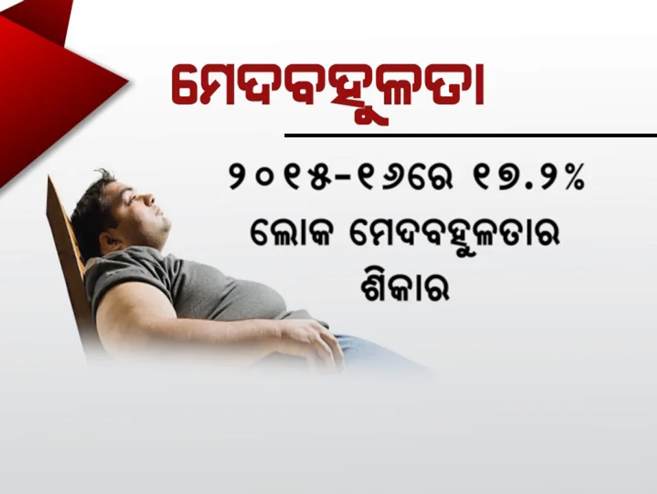  ଓଡିଶାରେ ବଢୁଛି ମେଦବହୁଳତା ! ନ୍ୟାସନାଲ୍ ଫ୍ୟାମିଲି ହେଲଥ ସର୍ଭେ ରିପୋର୍ଟ