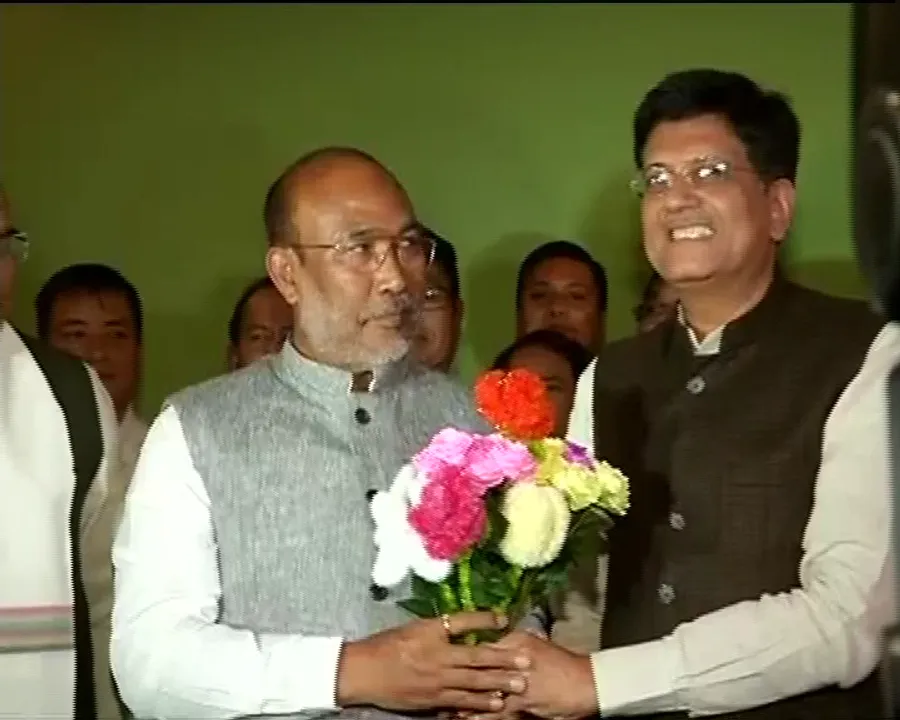  ମଣିପୁରରେ ପ୍ରଥମ ଥର ସରକାର ଗଢିବ ବିଜେପି ! ଆଜି ମୁଖ୍ୟମନ୍ତ୍ରୀ ଭାବେ ଶପଥ ନେବେ ଏନ୍. ବିରେନ ସିଂ