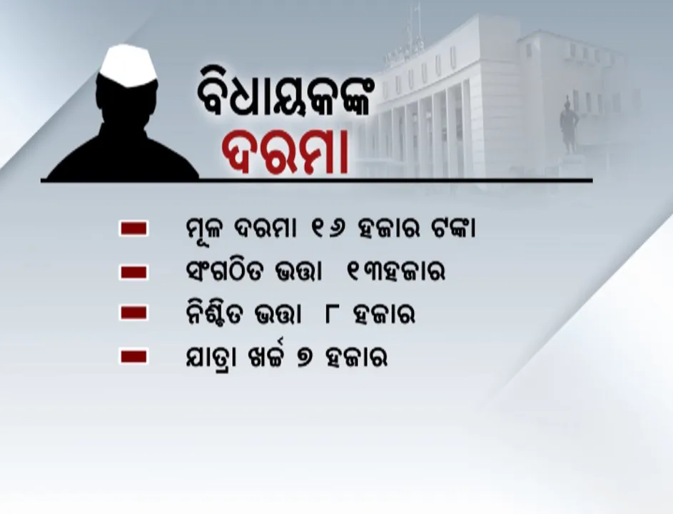  ଅଳ୍ପ ନୁହେଁ ବେଶୀ ଦିଅ ! ବିଧାନସଭାରେ ଦରମା ବଢାଇବାକୁ ବିଧାୟକଙ୍କ ସ୍ୱର ଏକ