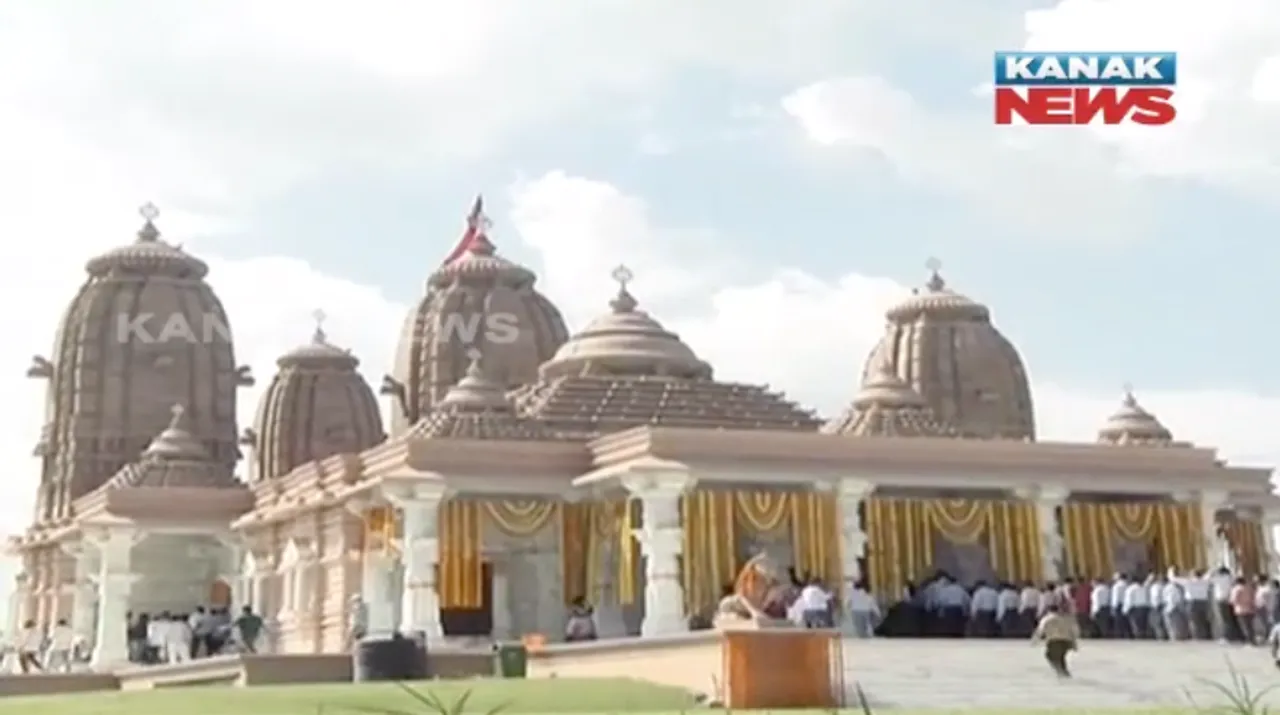  ଅନୁଗୁଳ : ଜିନ୍ଦଲ ପ୍ଲାଂଟରେ ପ୍ରତିଷ୍ଠା ହେଲା ଜଗନ୍ନାଥ ମନ୍ଦିର