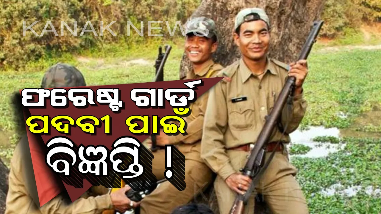  ଫରେଷ୍ଟ ଗାର୍ଡ ପଦବୀ ପାଇଁ ବାହାରିଲା ବିଜ୍ଞପ୍ତି ! ଏଭଳି ଉପାୟରେ କରନ୍ତୁ ଆବେଦନ । 