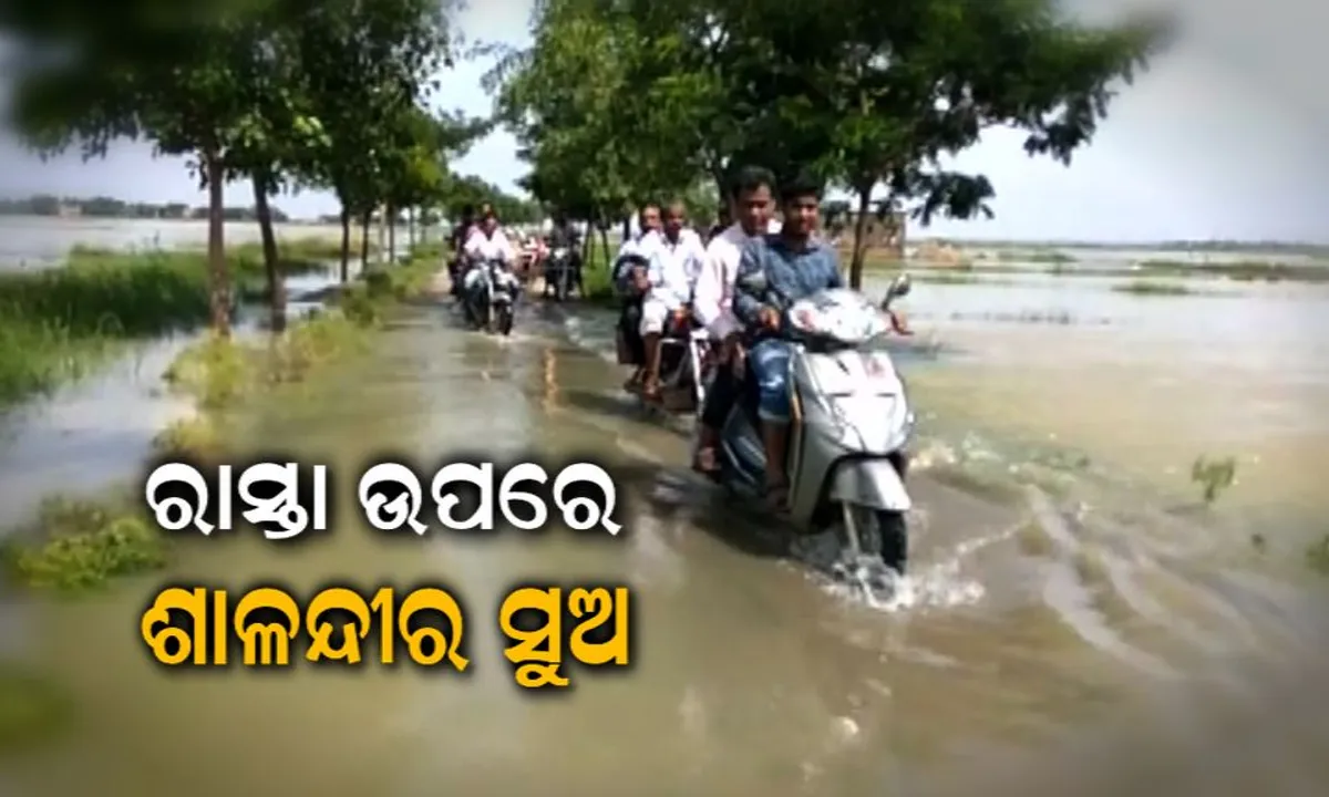  ସମସ୍ୟା ବଢ଼ାଇଲା ସାଳନ୍ଦୀ ନଦୀର ଉଗ୍ରରୂପ ! ଭଦ୍ରକରେ ପାଣିରେ ବୁଡ଼ିଲା ରାସ୍ତାଘାଟ, ମନ୍ଦିର ଓ ଘରଦ୍ୱାର, ଚାଷ ଜମିରେ ବି ମାଡ଼ିଗଲା ପାଣି ।